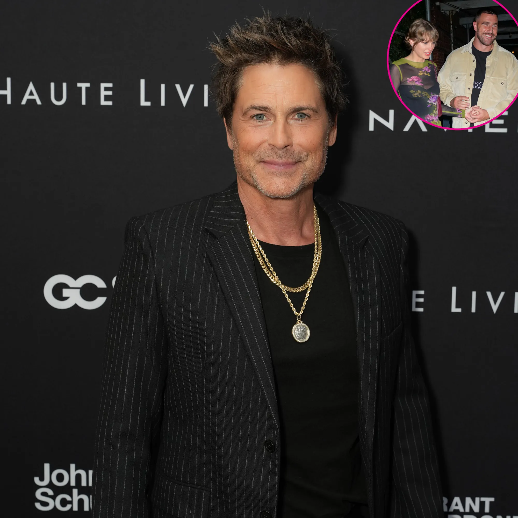 Rob Lowe Thinks Taylor Swift and Travis Kelces Romance is Good for the NFL