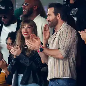 Ryan Reynolds Had A Lot of Fun in Taylor Swift Box at Chiefs Jets Game 2