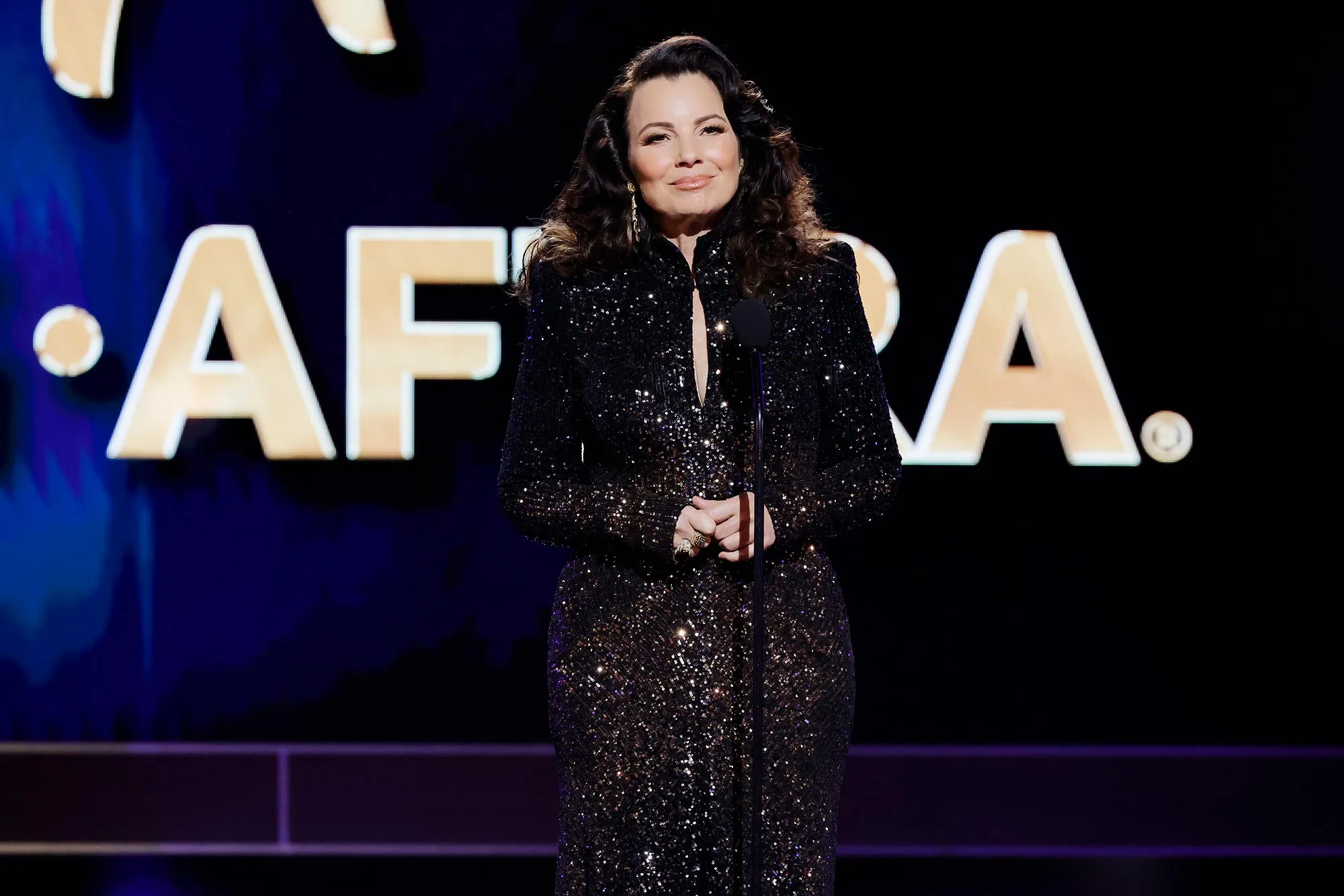 SAG-AFTRA President Fran Drescher Defends Bringing Heart-Shaped Plush Toy to the Negotiating Table