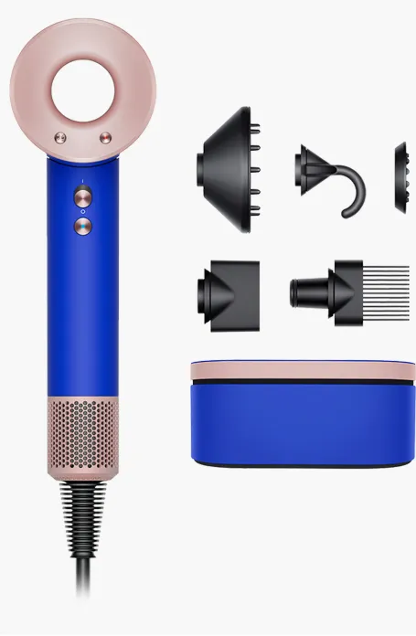 Special Edition Dyson Supersonic Hair Dryer in Blue Blush