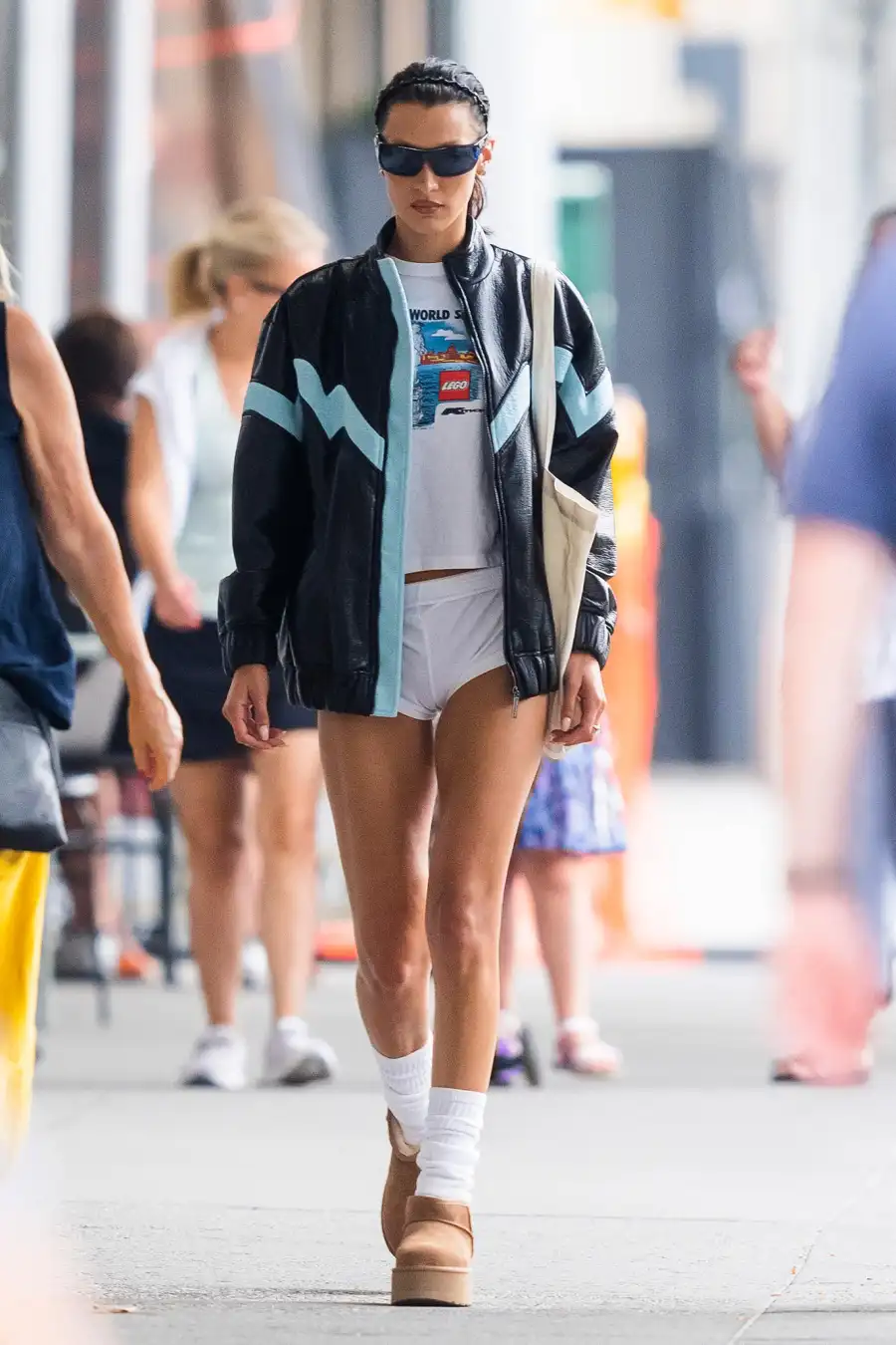 Stars Wearing Underwear as Pants 289 Bella Hadid