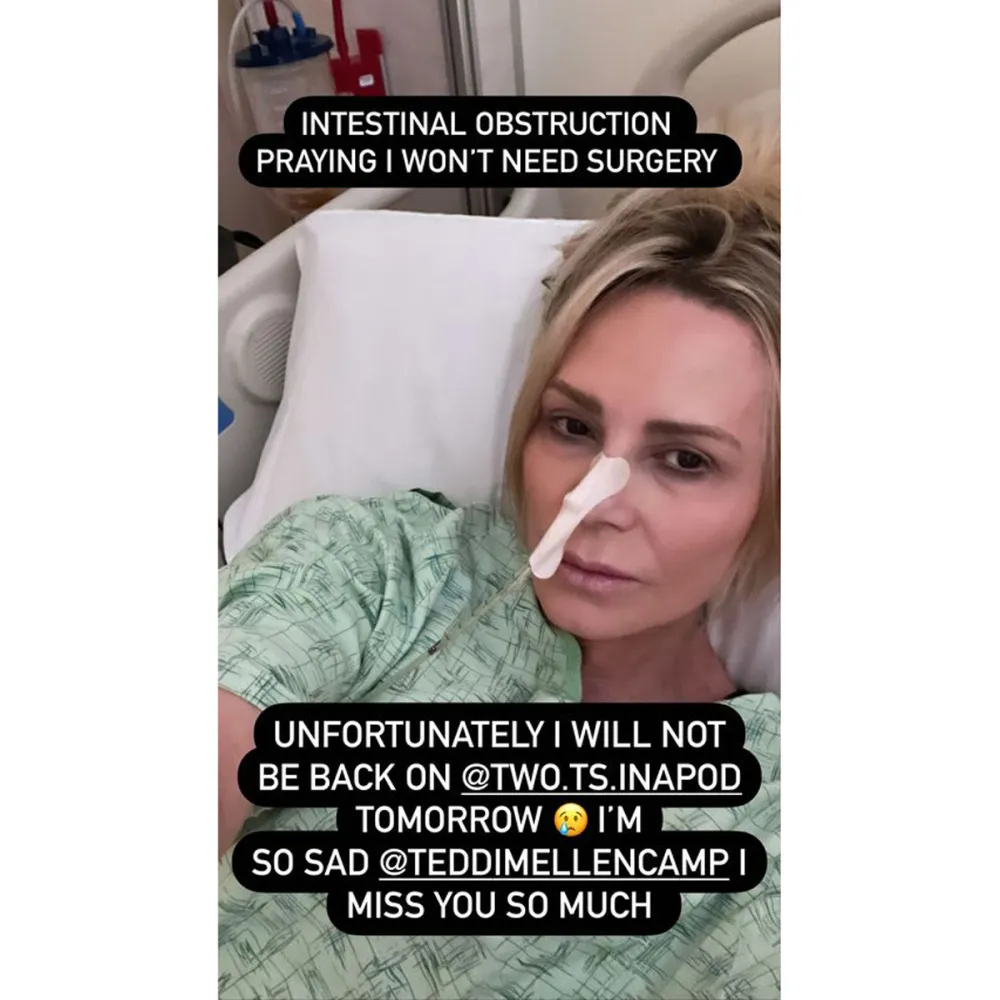 Tamra Judge Hospitalized for Intestinal Obstruction