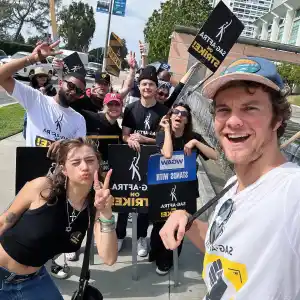 The Boys Casts Reunite on SAG Picket Line