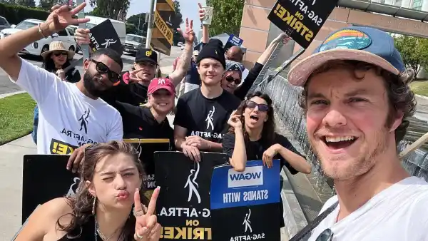 The Boys Casts Reunite on SAG Picket Line