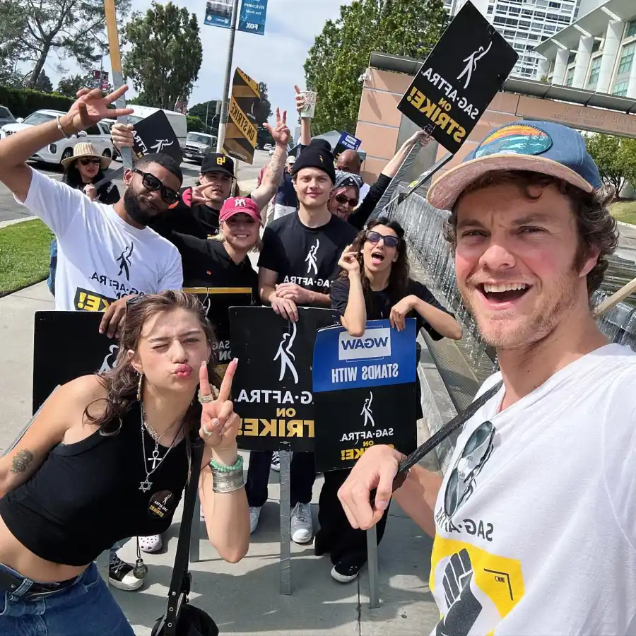 The Boys Casts Reunite on SAG Picket Line