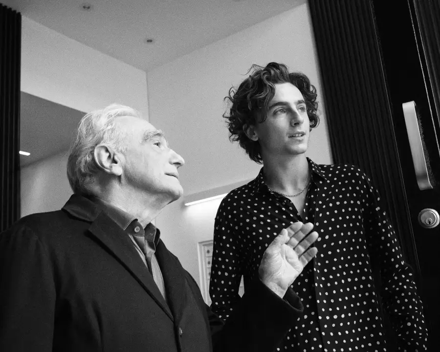 Timothee Chalamet Chanel BTS Bleu de Chanel ad