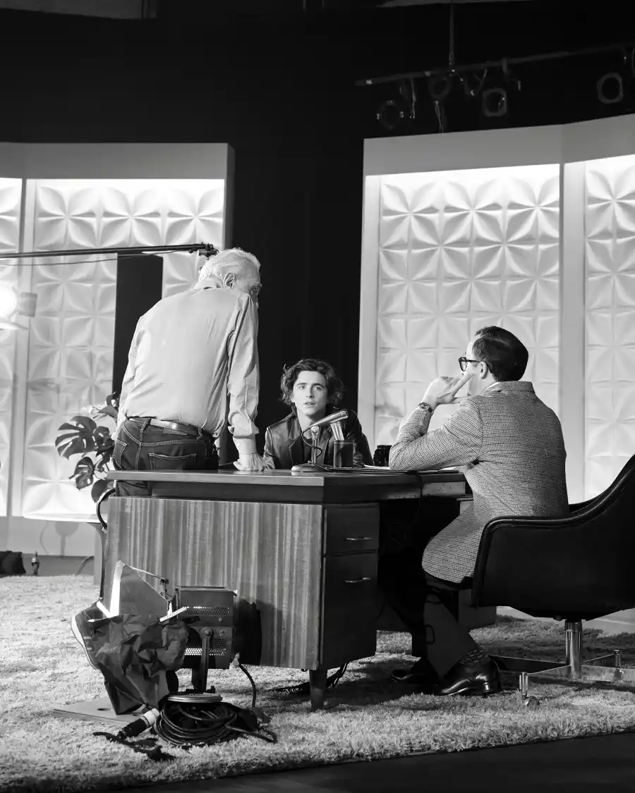 Timothee Chalamet Chanel BTS Bleu de Chanel ad