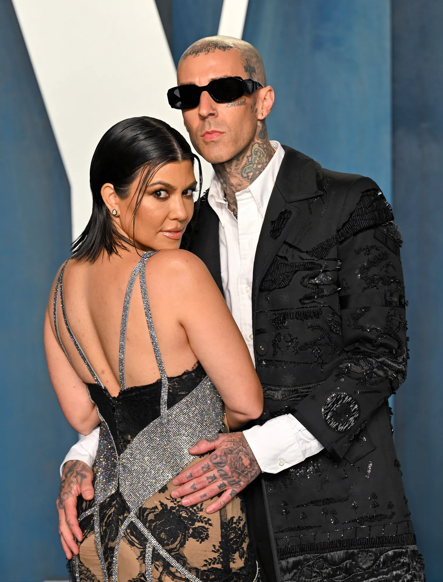 Travis Barker FaceTimes Kourtney Kardashian to Show Off New Wax Figure