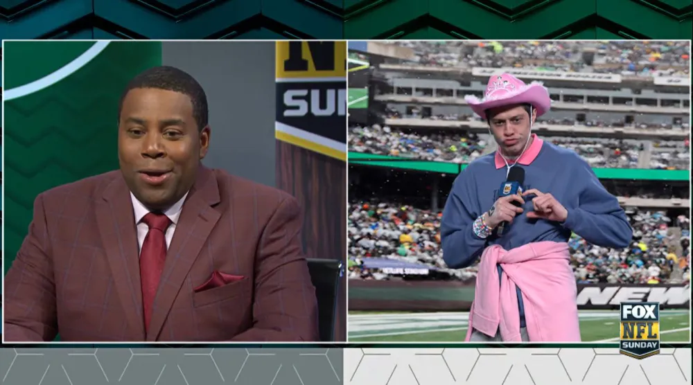 Travis Kelce Appears in 'SNL' Sketch About NFL's Coverage of Taylor Swift &mdash; Which Dissed Her Exes