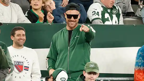 Travis Kelce at the Eagles Game