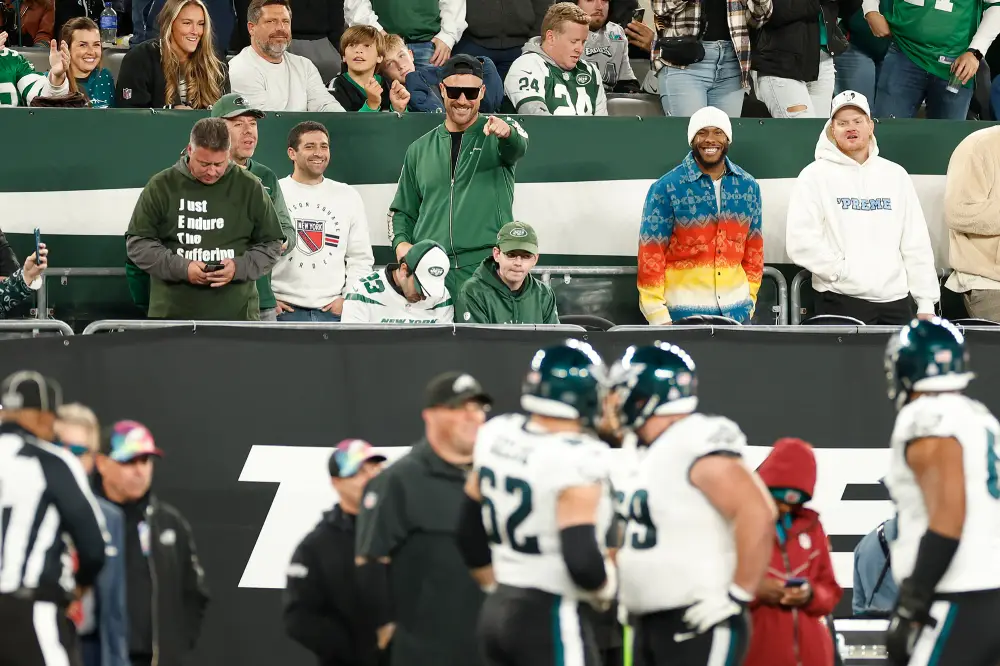 Travis Kelce at the Eagles Game