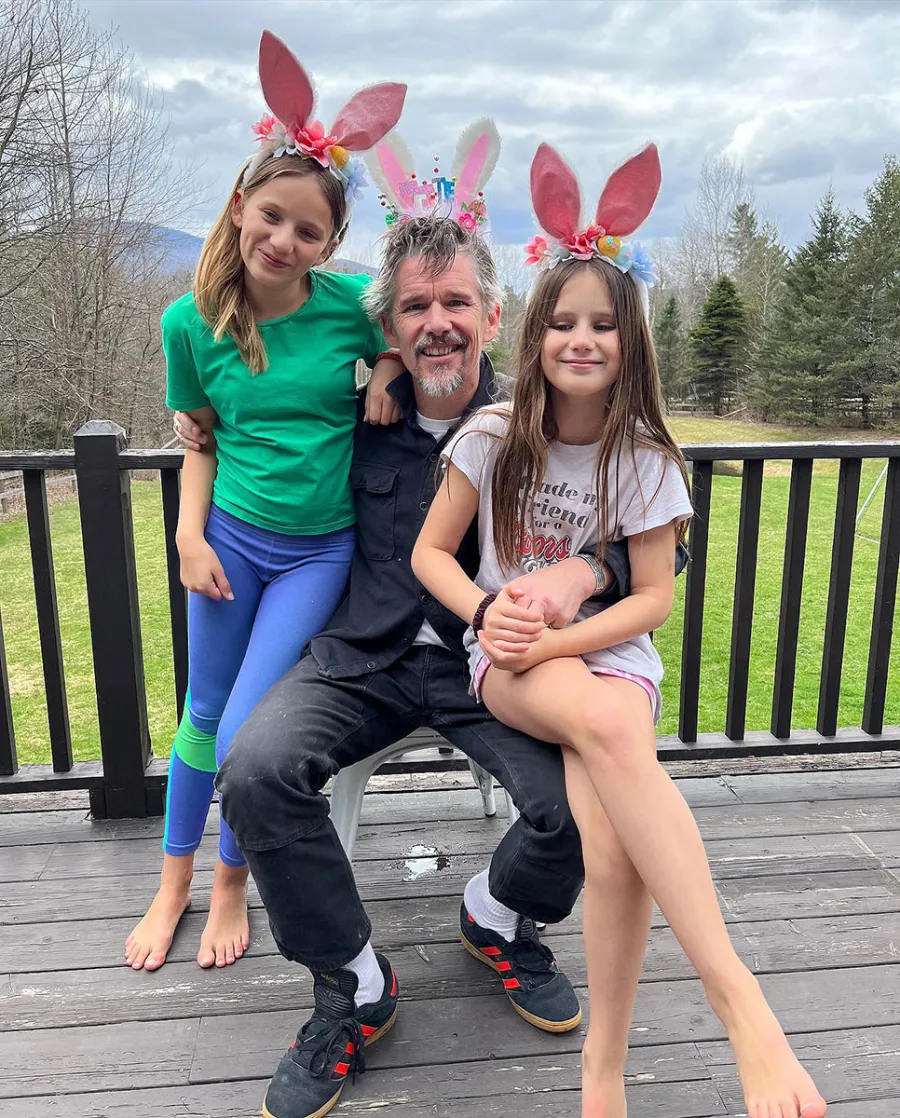 Uma Thurman and Ethan Hawkes Blended Family Album With Their Shared and Respective Kids