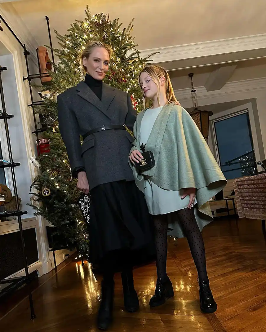 Uma Thurman and Ethan Hawkes Blended Family Album With Their Shared and Respective Kids