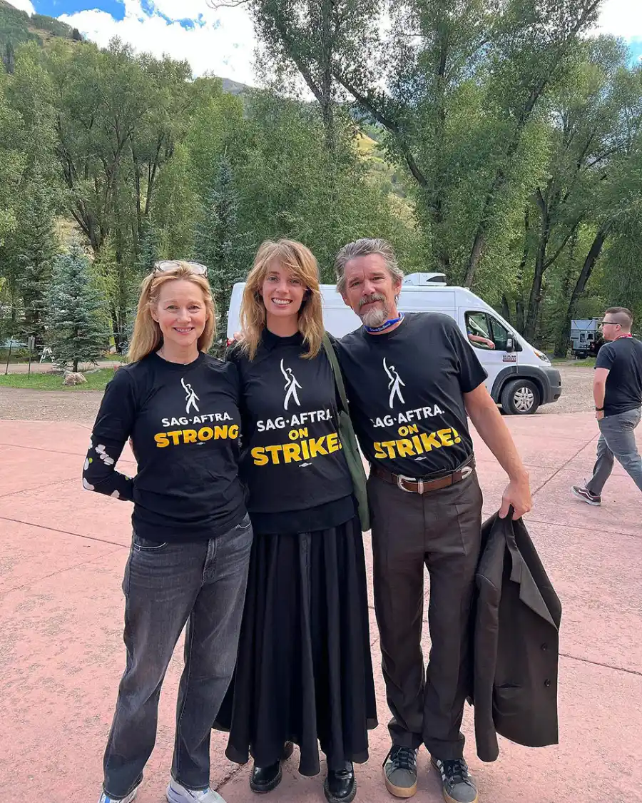 Uma Thurman and Ethan Hawkes Blended Family Album With Their Shared and Respective Kids