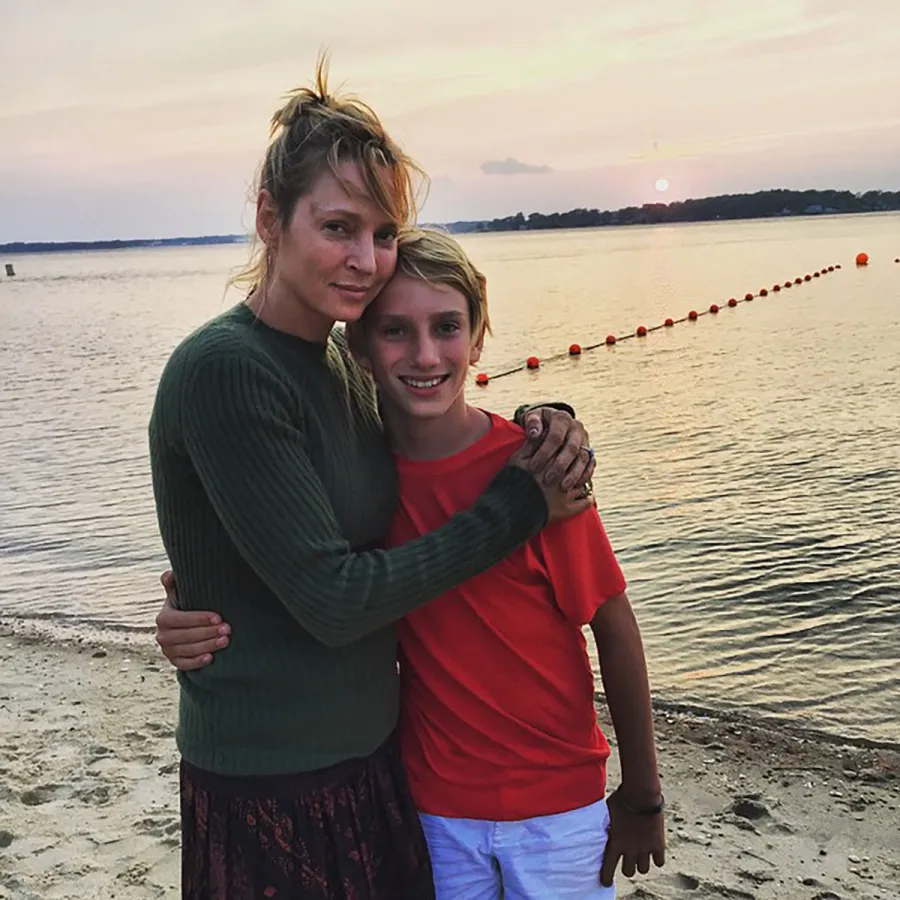 Uma Thurman and Ethan Hawkes Blended Family Album With Their Shared and Respective Kids