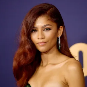 Zendaya Strikes a Pose In Vivienne Westwood Corset Top and Matching Trousers