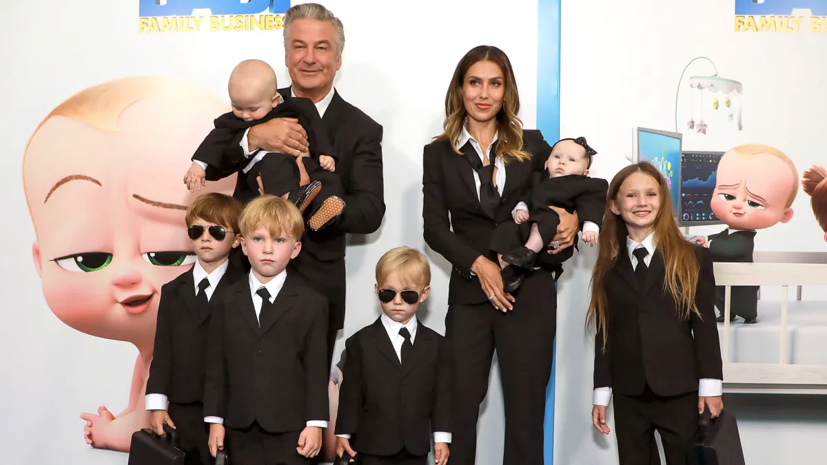 Alec Baldwin and Wife Hilaria Baldwin Bring Their 7 Kids to Hamptons Film Festival