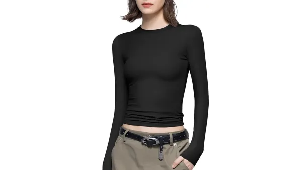 black long-sleeve-top