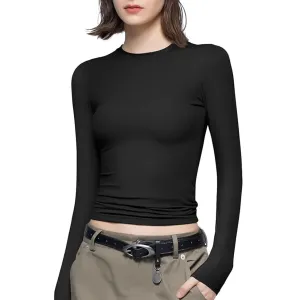 black long-sleeve-top