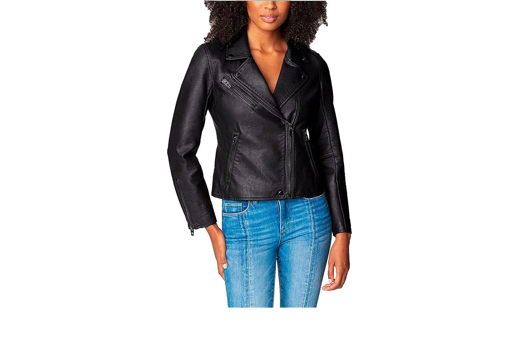 Blank NYC vegan leather jacket