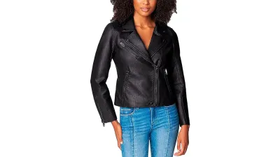 Blank NYC vegan leather jacket
