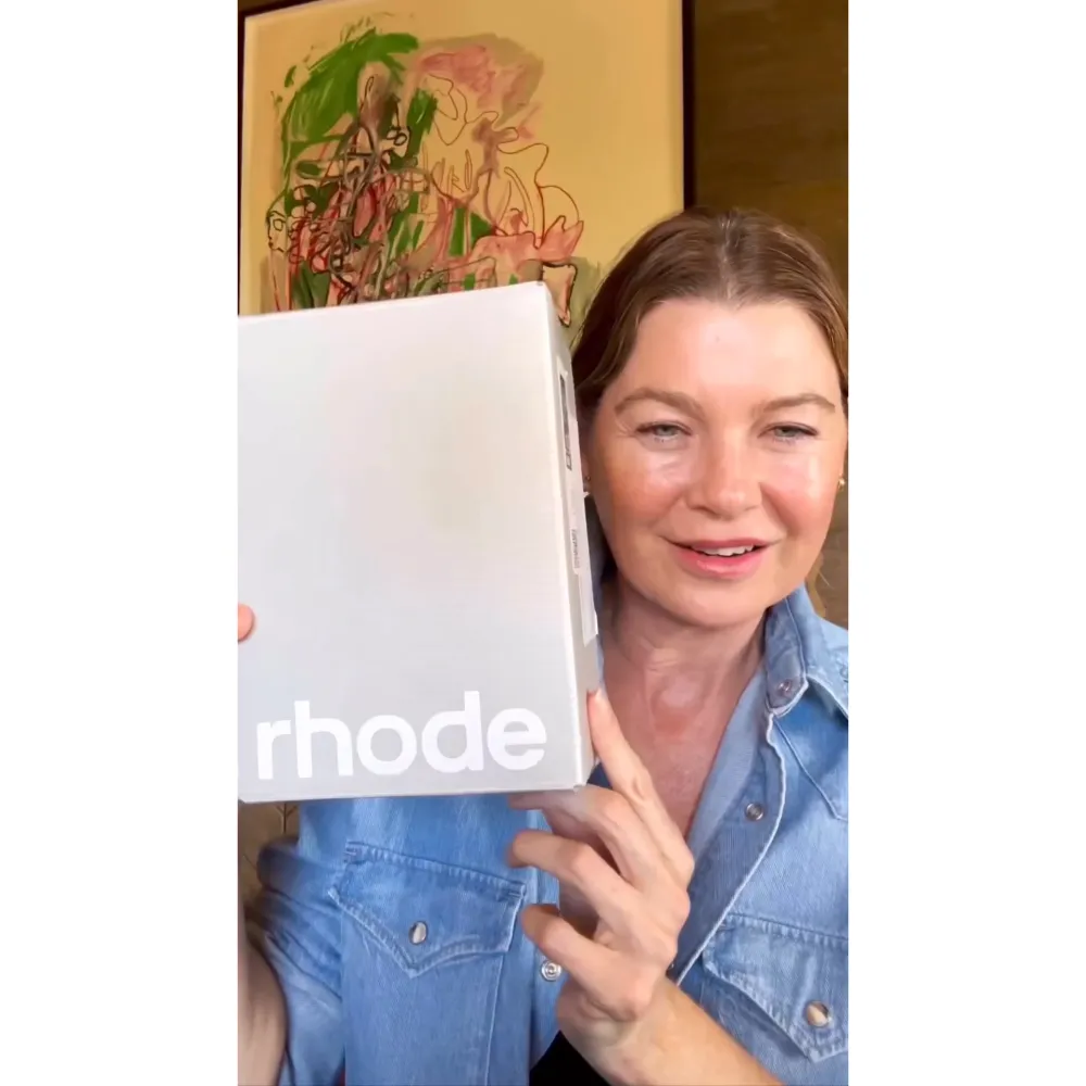 Ellen Pompeo Jokes Daughter Stella Only Thinks Rhode Gift Is 'Cool' If From Hailey Bieber's PR List