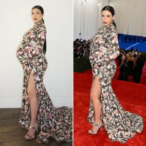 Kourtney Kardashian Pulls a 'Freaky Friday' With Sister Kim for Met Gala-Inspired Halloween Look