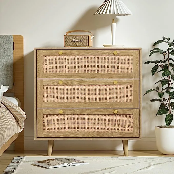 rattan dresser