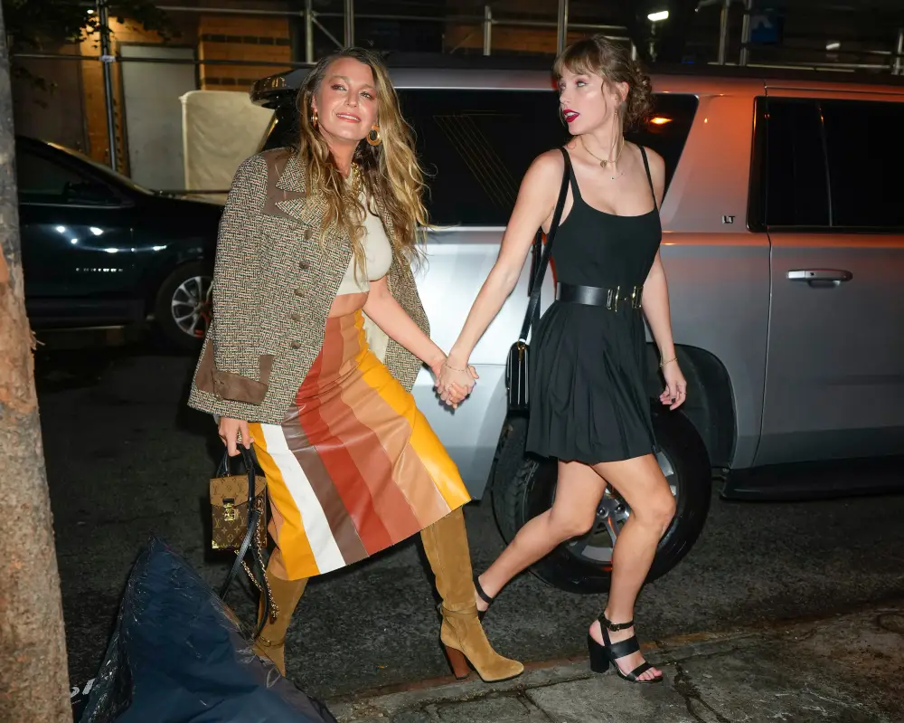 Taylor Swift and Blake Lively Are BFF Goals at Dinner With Patrick Mahomes' Wife Brittany