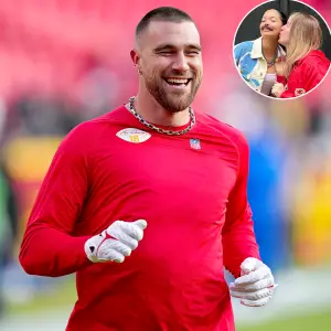 Travis Kelce Reacts to Designer KidSuper's Travis and Taylor Swift Couples Costume