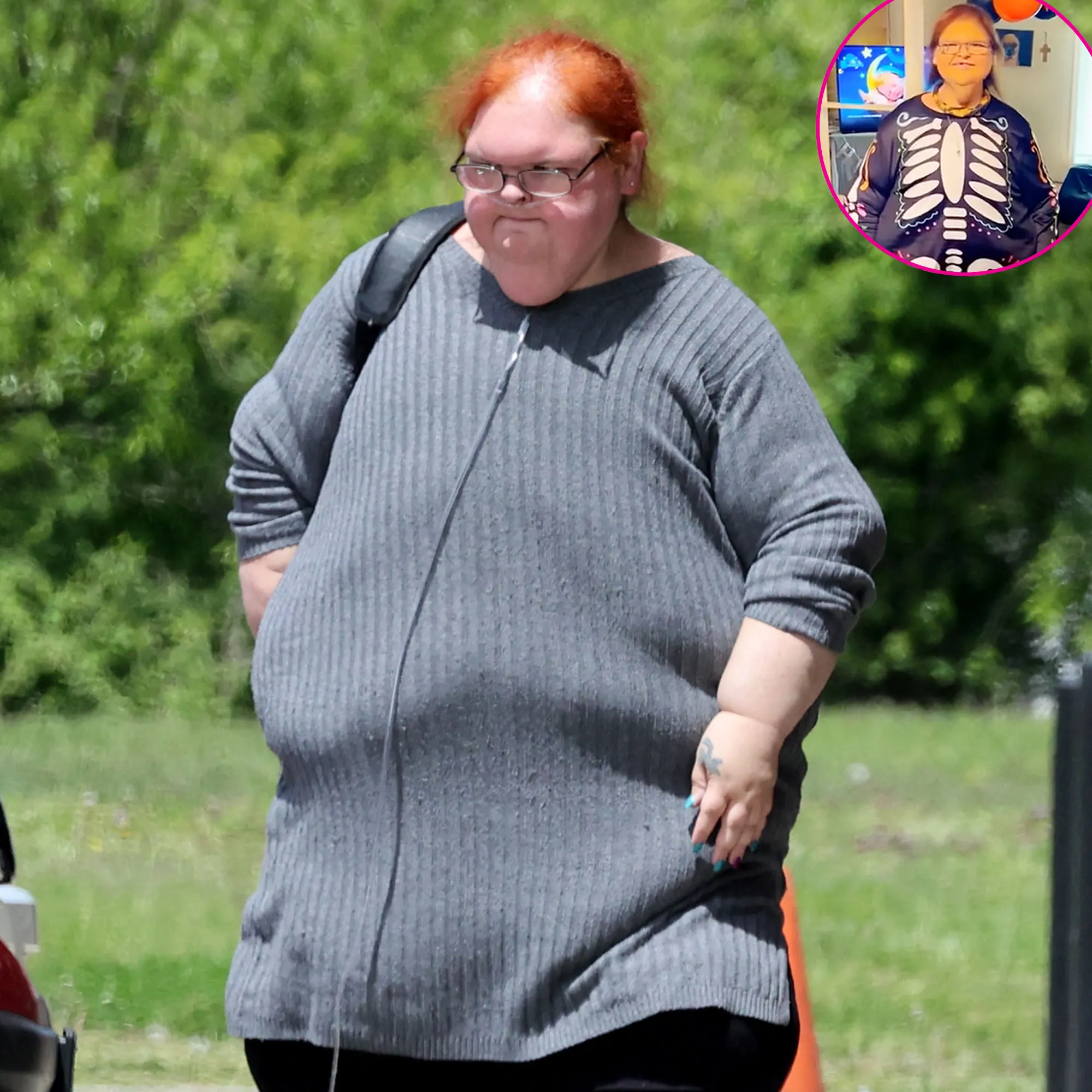 1000 Lb Sisters Tammy Slaton Wears Skeleton Costume for Halloween