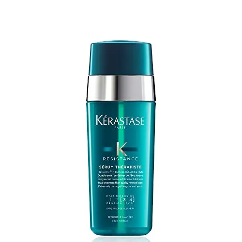 KERASTASE Resistance S&eacute;rum Th&eacute;rapiste Hair Serum | Strengthening Hair Serum & Heat Protectant | Dual Oil & Cream Mix | For Weak, Over-processed and Damaged Hair | 1.01 Fl Oz