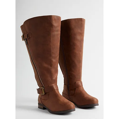 Torrid Side Buckle Knee Boot, Wide Width