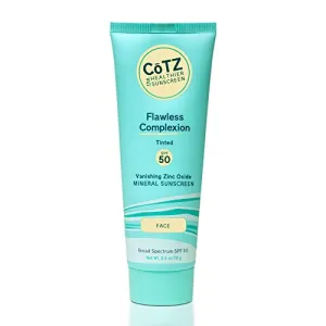 Best Overall: CōTZ Flawless Complexion Tinted Facial Mineral Sunscreen Broad Spectrum