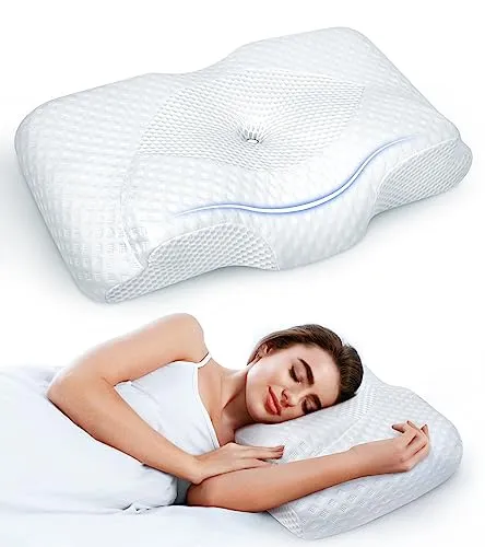 Best for Spinal Alignment: OVODRY Adjustable Cervical Pillow