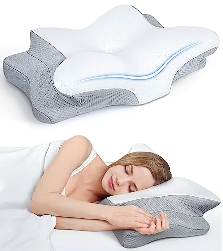 Best Budget Pillow, Firm: Cozyplayer Ultra Pain Relief Cooling Pillow for Neck Support