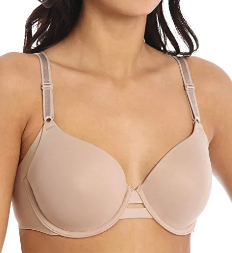 Warner's Women's No Side Effects Underarm-Smoothing Comfort Underwire Lightly Lined T-Shirt Bra 1356, Toasted Almond, 36C
