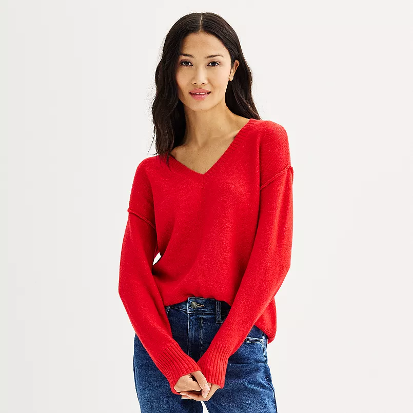 red sweater