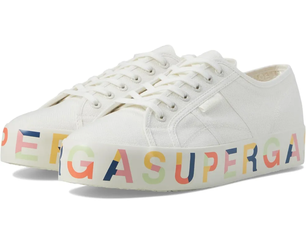 Superga 2740 Mutlicolor Lettering Sole