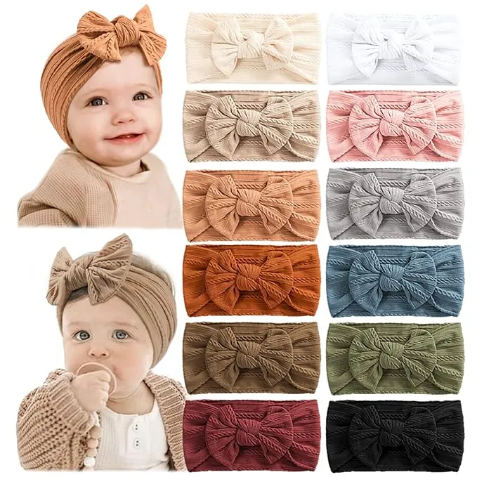Prohouse 12 PCS Baby Headbands