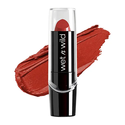 Wet n Wild Silk Finish Lipstick in Raging Red
