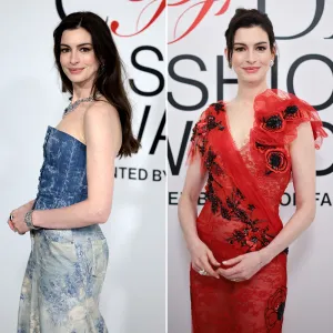 Anne Hathaway Wears Two Dresses at CFDA Awards