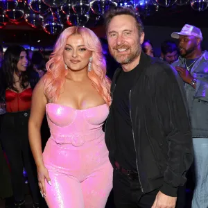 Bebe Rexha David Guetta Perform at 2023 Billboard Music Awards