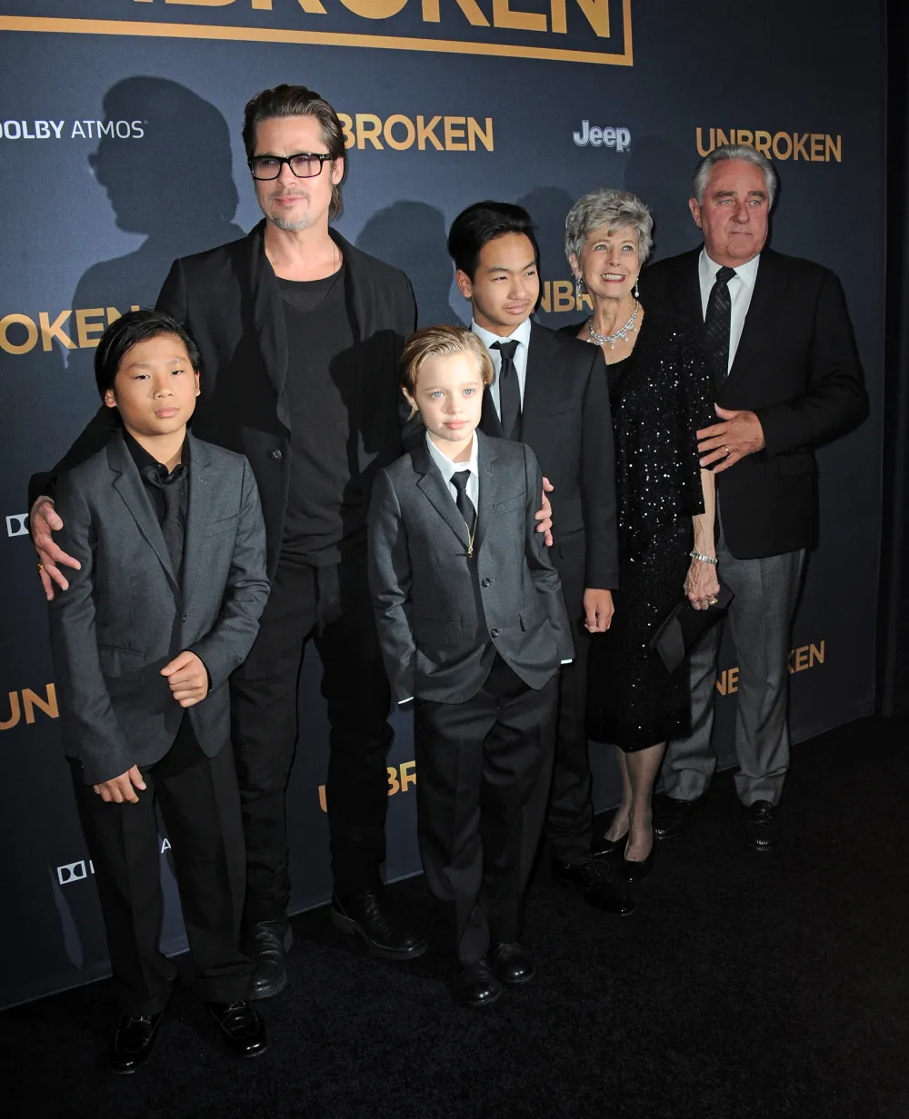 Brad Pitt Ines de Ramon Cover Rollout