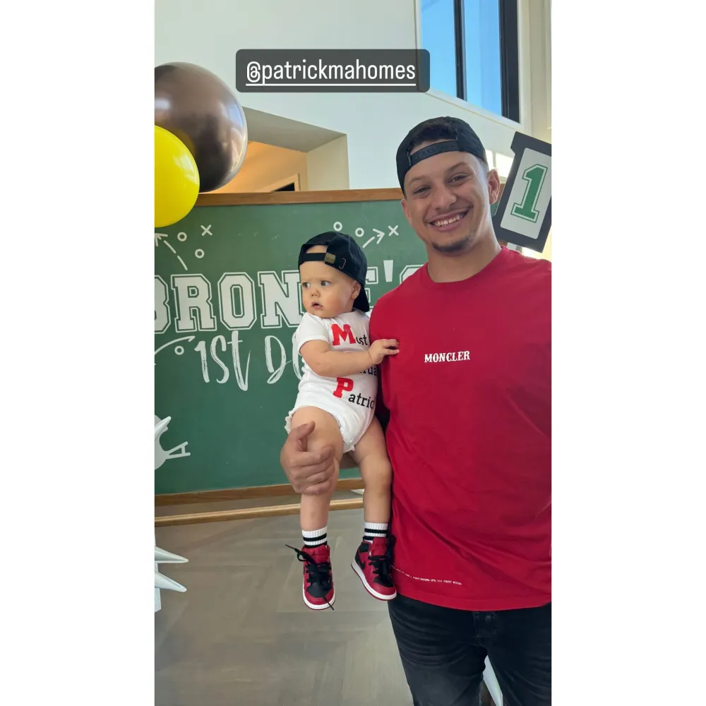 Brittany and Patrick Mahomes Celebrate Son Bronze 1st Birthday