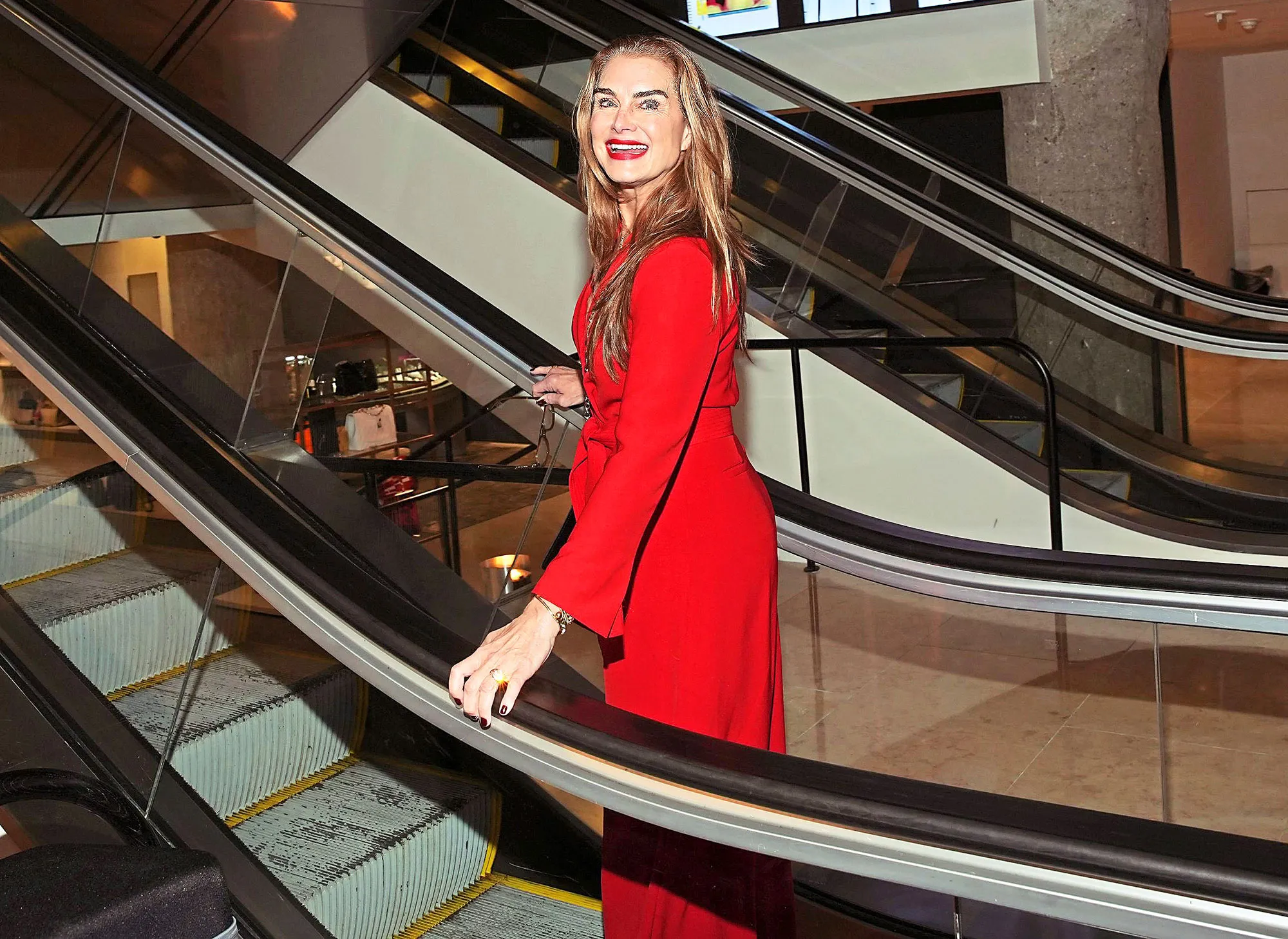 Brooke Shields They Take The Escalator Just Like Us