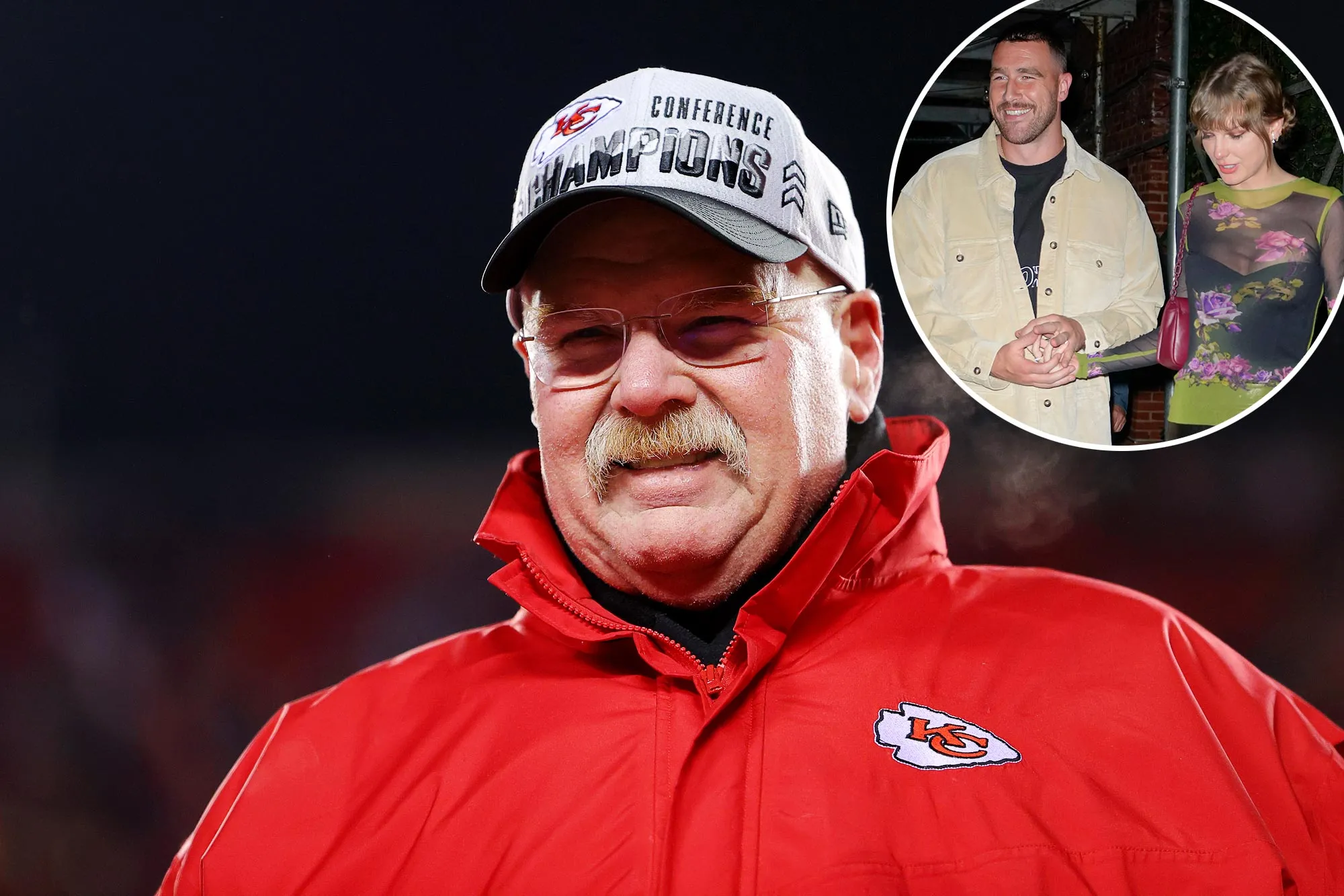 Chiefs Coach Andy Reid Is Glad Travis Kelce Has Found Somebody He Likes in Taylor Swift 009
