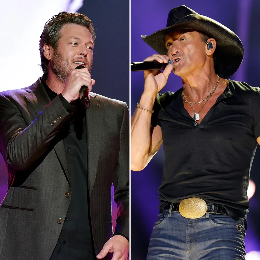 Country Music s Hottest Hunks 320 Tim McGraw Blake Shelton