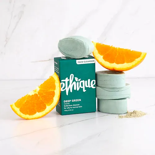 Ethique Deep Green&trade; Deep Cleaning Solid Face Cleanser