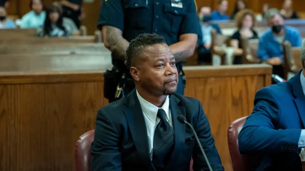 Cuba Gooding Jr Arrives At Court For Sentencing After Guilty Plea